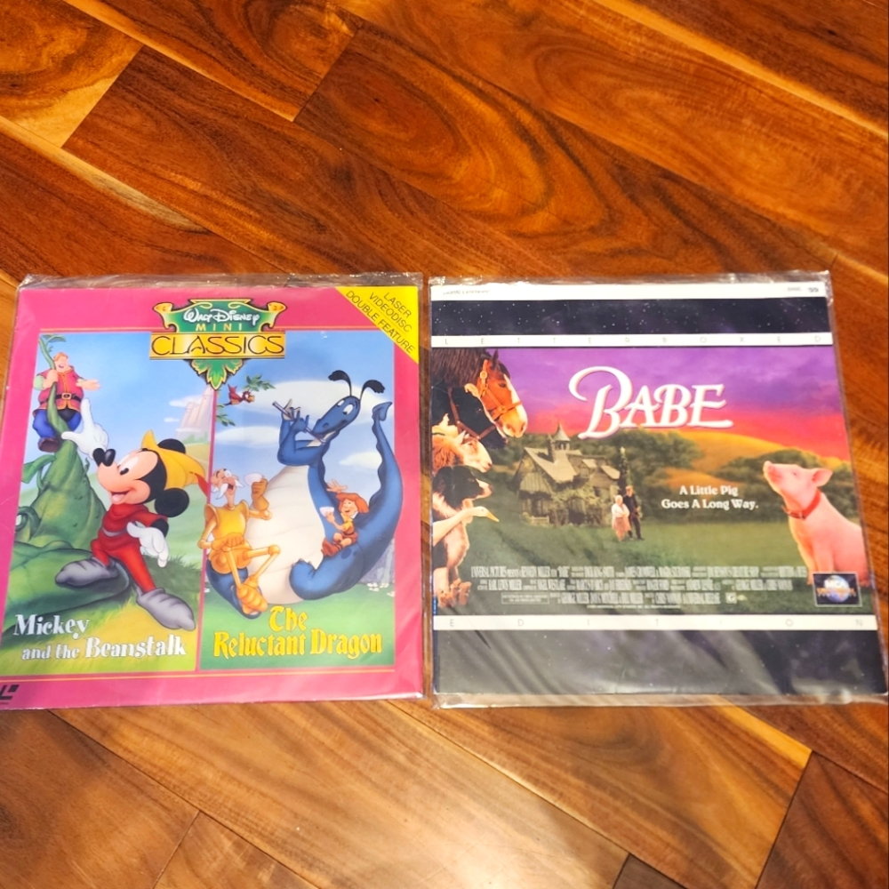 Vintage laser discs